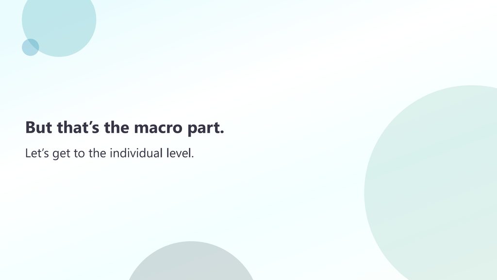 Slide 15: But that's the macro part.