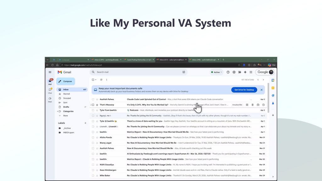 Slide 27: Like My Personal VA System