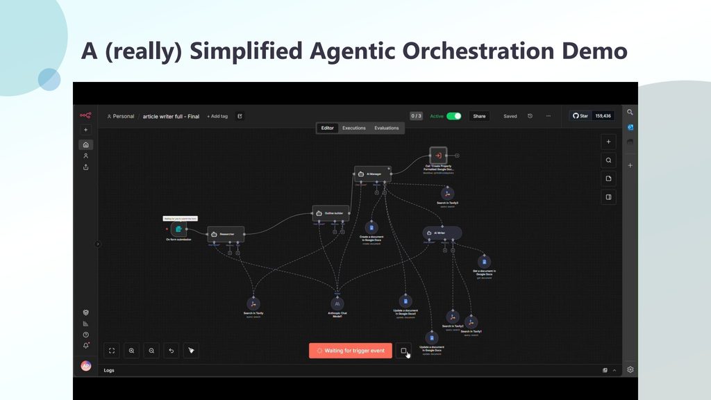 Slide 39: A (really) Simplified Agentic Orchestration Demo